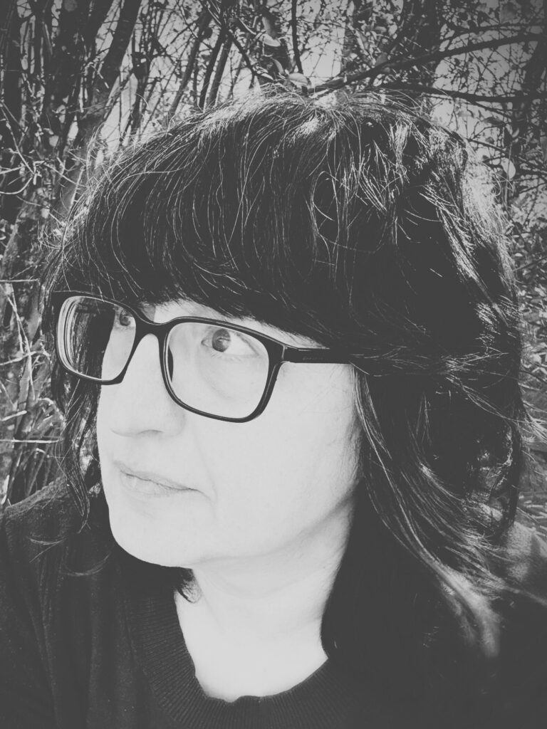 black and white photo of Lauren Sonder